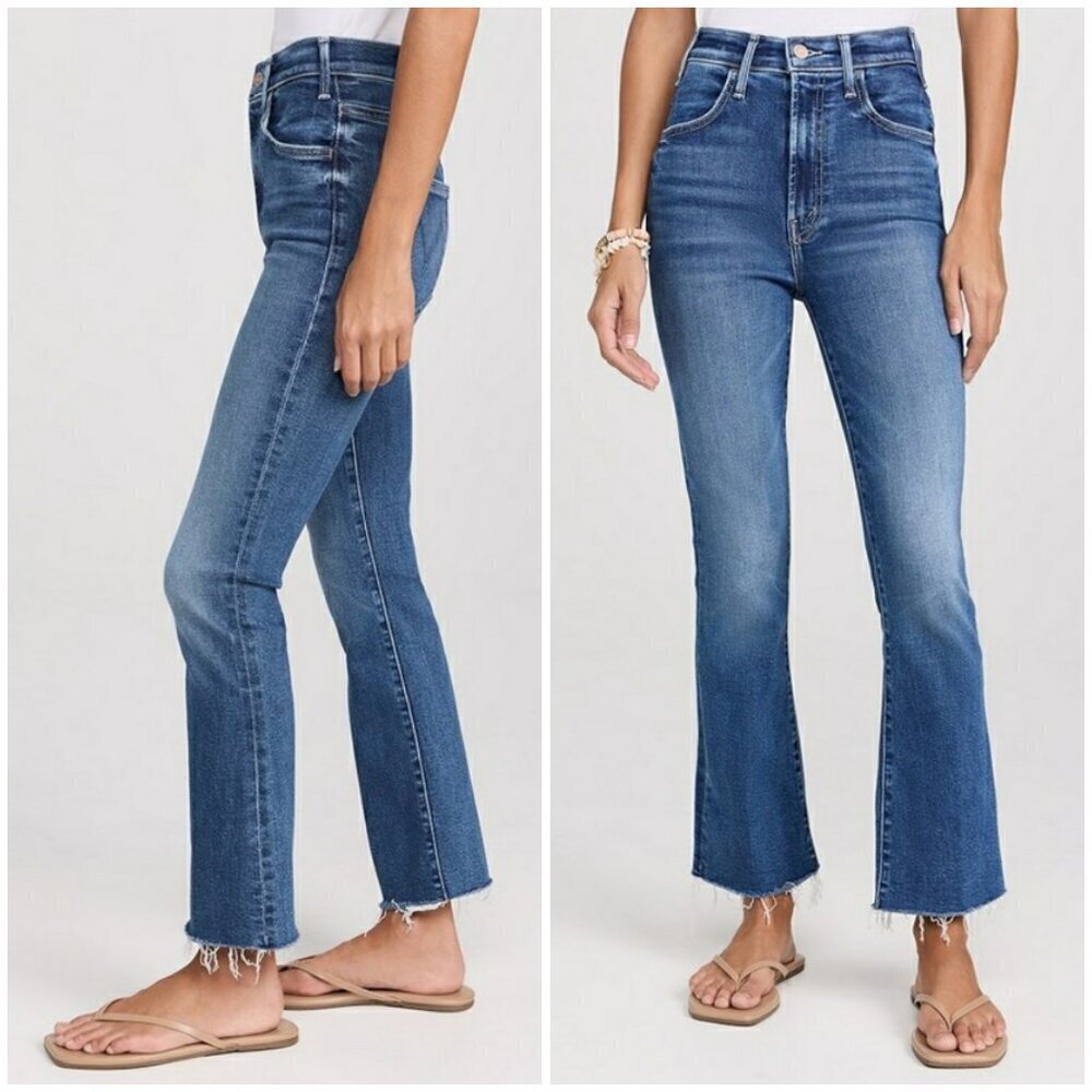 💕MOTHER💕 The Hustler Ankle Fray Jeans ~ Grasping At Straws 31 NWOT - Picture 2 of 16